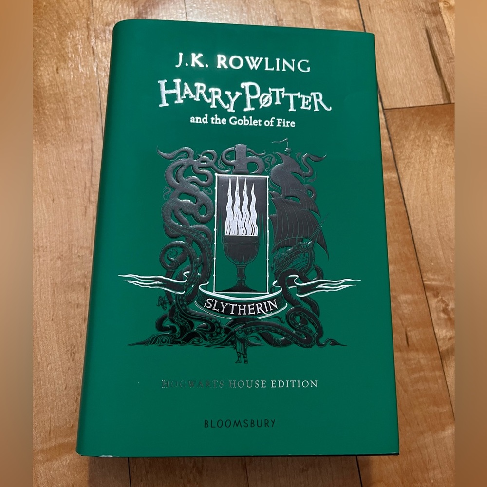 Bloomsbury Slytherin Edition Harry Potter Book Goblet of Fire